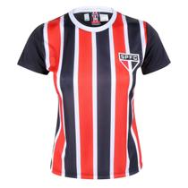 Camiseta do São Paulo Feminino Braziline Change Preto Camiseta do São Paulo Feminino Braziline Change Preto