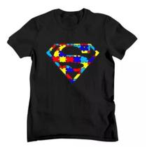 Camiseta Do Superman Campanha Autismo Camisa Unissex