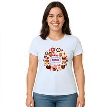 Camiseta Doçaria Bolinhos com Amor Personalizada
