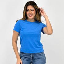 Camiseta Doce Trama T-shirt Manga Curta Básica Feminina