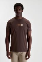 Camiseta docthos slim manga curta estampa pantone café Camiseta docthos slim manga curta estampa pantone café