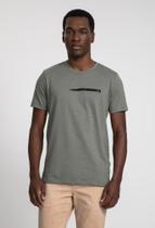 Camiseta Docthos Slim Manga Curta Flamê Faixa