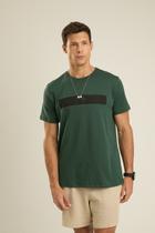 Camiseta Docthos Slim Manga Curta Gold Embossing