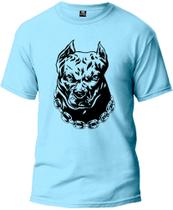 Camiseta Dog Pit Adulto Camisa Manga Curta Premium 100% Algodão Fresquinha