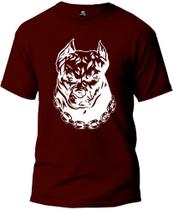 Camiseta Dog Pit Masculina e Feminina 100% Algodão Primeira Linha Gola Redonda