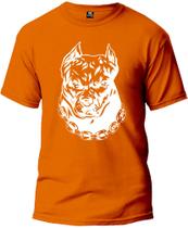 Camiseta Dog Pit Masculina e Feminina 100% Algodão Primeira Linha Gola Redonda