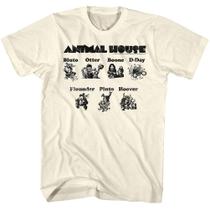Camiseta dos desenhos animados da casa dos animais