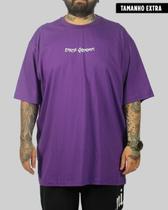 Camiseta DR7 Street Filtrando A Vida (Tamanho Extra) - Roxo