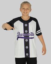 Camiseta DR7 Street Jersey Juvenil - Branco/Preto Camiseta DR7 Street Jersey Juvenil - Branco/Preto