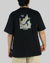 Camiseta DR7 Street No Corre Logo - Preta