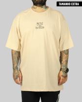 Camiseta DR7 Street No Corre (Tamanho Extra) - Bege