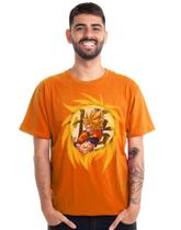 Camiseta Dragon Ball Goku Super Saiyajin Clube Comix Piticas