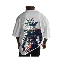 Camiseta Dragon Ball Goku Unissex Casual De Verão Manga Curta Solta Para Homens, Mulheres E Pais E