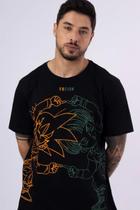 Camiseta dragon ball z fusion goten e trunks - piticas