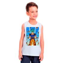 Camiseta Dragon Ball Z Goku Branca Infantil09