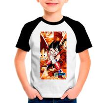 Camiseta Dragon Ball Z Goku Branca Infantil11