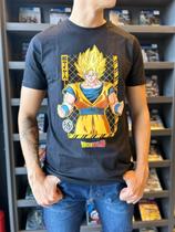 Camiseta dragon ball z goku ssj preto m
