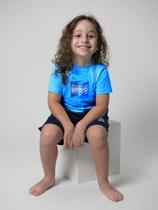 Camiseta Dry Cool Infantil Seaside Manga Curta Azul Claro - Bravo