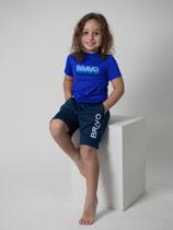 Camiseta Dry Cool Infantil Shades Manga Curta Royal
