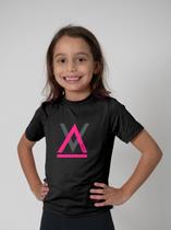 Camiseta Dry Cool Infantil UP Manga Curta Preta