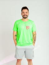 Camiseta Dry Cool Raquete Verde Neon