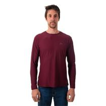 Camiseta Dry Cool UF50+ ML Masculina Vinho - Conquista