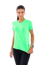 Camiseta Dry Fit Baby Look Feminina 100% Poliamida