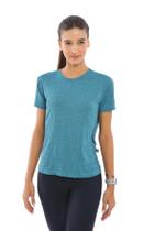 Camiseta Dry Fit Baby Look Feminina Poliamida Mescla.