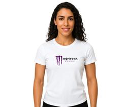 Camiseta Dry Fit Baby look Monster Camiseta Dry Fit Baby look Monster