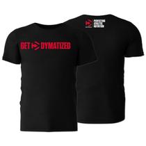 Camiseta dry fit - dymatize (tradicional - preto p)
