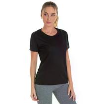 Camiseta Dry Fit Feminina Baby Look Esportiva Proteção UV