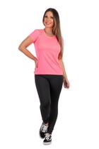 Camiseta Dry Fit Feminina Plus Size Academia Corrida 100% Poliester - Tok10