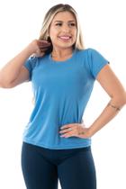 Camiseta Dry Fit Feminina Plus Size Academia Corrida 100% Poliester - Tok10