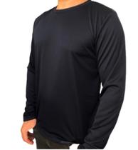 Camiseta Dry Fit Manga Longa Masculina lisa Corrida