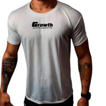 Camiseta Dry-Fit Masculina GROWTH com Elastano Secagem Rápida para Treino e Academia