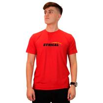 Camiseta Dry Fit Masculina Limits Vermelha
