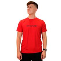 Camiseta Dry Fit Masculina Logo Vermelha