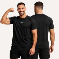 Camiseta Dry Fit Masculina MONK Raglan UV 50+ Secagem Rápida e Respirável Academia e Corrida
