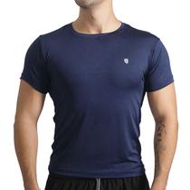 Camiseta Dry Fit Masculina Poliester Academia Corrida com Proteção Uv 53