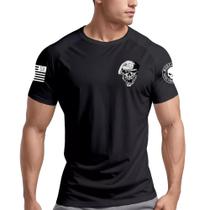 Camiseta Dry Fit Original Masculina Caveira Bope Muscle Fit