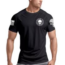 Camiseta Dry Fit Original Masculina Caveira Bope Muscle Fit