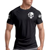 Camiseta Dry Fit Original Masculina Caveira Bope Muscle Fit