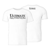 Camiseta dry fit - ultimate nutrition (tradicional - branco exg)