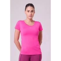 Camiseta Dry M/C Authen Keep Cool Running - feminino - rosa