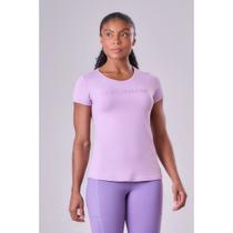 Camiseta Dry M/C Authen Keep Cool Running - feminino - roxo