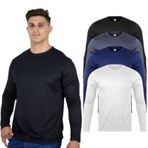 Camiseta Dry Masculina Manga Longa Proteção Térmica UV Solar