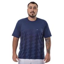 Camiseta Dry Moderna com Estampa Geométrica em Degradê Elite