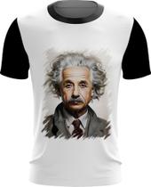 Camiseta Dryfit Albert Einstein Físico Brilhante Gênio 1