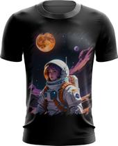Camiseta Dryfit Astronauta Dance Vaporwave 7