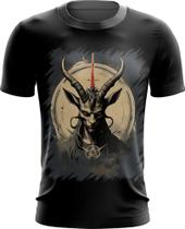 Camiseta Dryfit Bafomé Vintage Pentagrama 3